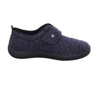 Hausschuh ROHDE "D.Olbia", Damen, Gr. 41, lila (dunkelblau), Filz, Schuhe Hausschuh, Homeslipper, Wohlfühlschuh aus Filz mit Klettverschluss (73996767-41) dunkelblau