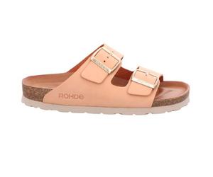Rohde Damenschuhe Klassische Pantoletten LACHS LACHS - Gr. - 41