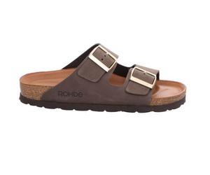 Rohde Damenschuhe Klassische Pantoletten MOCCA MOCCA - Gr. - 37