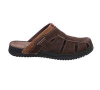 Rohde Herren Pantoletten Clogs Leder geschlossen Bitonto 6090, Größe:42 EU, Farbe:Braun