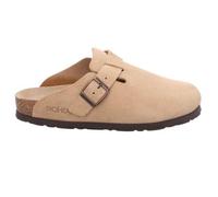 Rohde Pantoletten ALBA Damen Veloursleder Natur Gr. 38