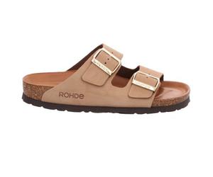 Rohde Damenschuhe Klassische Pantoletten NATUR NATUR - Gr. - 40