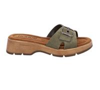 Rohde Damen Pantoletten Licata 6260 Keilabsatz Olive Größe 41