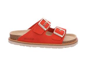 Rohde Damenschuhe Klassische Pantoletten ROT ROT - Gr. - 41