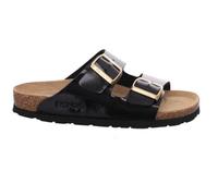Rohde Damenschuhe Klassische Pantoletten SCHW./LACK - Gr. - 38