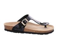 Rohde Damenschuhe Klassische Pantoletten SCHW./LACK - Gr. - 39