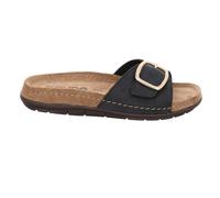 Rohde Damenschuhe Klassische Pantoletten SCHWARZ SCHWARZ - Gr. - 38