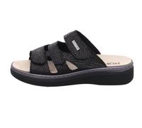 Rohde Damenschuhe Klassische Pantoletten SCHWARZ SCHWARZ - Gr. - 40