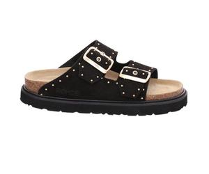 Rohde Damenschuhe Klassische Pantoletten SCHWARZ SCHWARZ - Gr. - 41