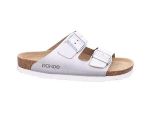 Rohde Damenschuhe Klassische Pantoletten SILBER SILBER - Gr. - 39
