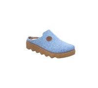 Rohde Easy N 35 Clogs Damen Hausschuhe Pantolette blau Filz 6120 51 navi, Schuhgröße:43 EU