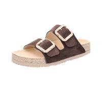Rohde Espadrilles Pantoletten für Damen, braun, Größe 38 EU