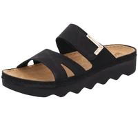 Rohde FOGGIA-D Damen, Frauen, Pantoletten, Slipper,Slides,Sandalen,Sommerschuhe,Freizeitschuhe,Gartenschuhe,Sommerschuhe,SCHWARZ,38 EU