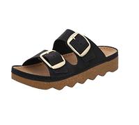Rohde FOGGIA-D Damen, Frauen, Pantoletten, Slipper,Slides,Sandalen,Sommerschuhe,Freizeitschuhe,Sommerschuhe,sommerclogs,SCHWARZ,37 EU