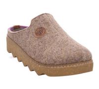 Rohde Damen Hausschuhe Pantoffeln Softfilz Foggia 6120, Größe:37 EU, Farbe:Braun