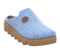 Pantoffel ROHDE "FOGGIA", Damen, Gr. 42, blau (navy, meliert), Filz, Schuhe, Hausschuh, Schlappen, Clog, Homeslipper mit Profilsohle (23218936-42) navy, meliert