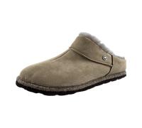 Rohde Damen Pantoffel Hausschuh Leder Lammfell Warmfutter Gardena 7070, Größe:38 EU, Farbe:Beige