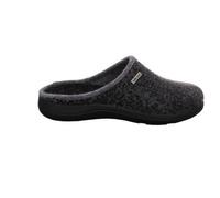 Rohde 6550 Bari Schuhe Damen Hausschuhe Pantoffeln Softfilz Weite G, Größe:39 EU, Farbe:Grau