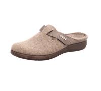 Pantoffel ROHDE "Bari", Damen, Gr. 39, beige (beige, meliert), Filz, Schuhe, Hausschuh, Clog mit Klettverschluss-Riemchen (21419603-39) beige, meliert