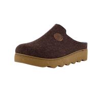 Rohde Schuhe Hausschuhe Foggia-D 6122 Softfilz Plateau lose Einlagen Damen Braun Größe 40