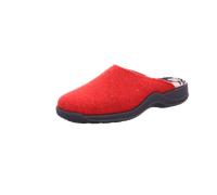 Rohde 2309 Vaasa-D Schuhe Damen Hausschuhe Pantoffeln Filz Weite G, Größe:41 EU, Farbe:Rot