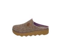 Rohde Easy N 35 Clogs Damen Hausschuhe Pantolette Filz 6120 17 Braun, Schuhgröße:43 EU