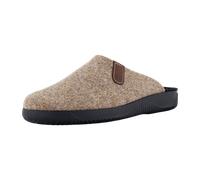 Rohde Herren Hausschuh Softfilz Pantoffel in Komfortweite Soltau-H 2782, Größe:45 EU, Farbe:Beige