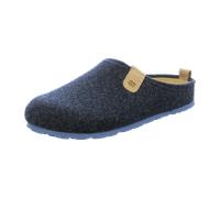 Rohde Herren Pantoffeln Hausschuhe Softfilz Napoli-H 6900, Größe:45 EU, Farbe:Blau