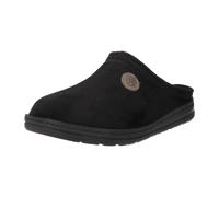 Rohde Herren Pantoffel Hausschuh warm gefüttert Wechselfußbett Asiago 7141, Größe:45 EU, Farbe:Schwarz