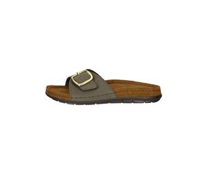 Rohde Hausschuhe Nubukleder Olive - 43