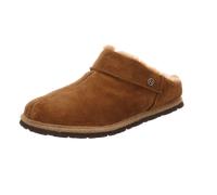 Rohde - Haussschuh (geschlossen) flach bis 25mm braun - Gr. - 40