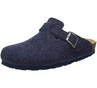 Rohde Herren Pantoffel Hausschuh Korktieffussbett Grado 6693, Größe:42 EU, Farbe:Blau