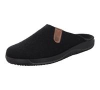 Rohde Herren Hausschuh Softfilz Pantoffel in Komfortweite Soltau-H 2782, Größe:45 EU, Farbe:Schwarz