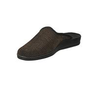 Rohde Herren, Männer, Pantoffeln, Hausschuhe,House-Slipper,schlapfen,drinnen,Indoor,daheim,zuhause,Textil-Pantoffeln,Slides,Mocca,43 EU / 9 UK