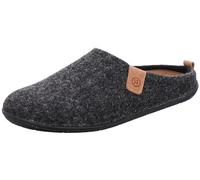 Rohde Herren Pantoffel Filz Hausschuh Tivoli-H 6925, Größe:41 EU, Farbe:Grau