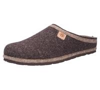 Rohde Herren Pantoffel Filz Hausschuh Wechselfußbett Weite G H.Meran 6910, Größe:47 EU, Farbe:Braun