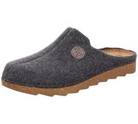 Rohde Herren-Pantoffel Hausschuh Foggia-H 7100 Softfilz Anthrazit Größe 45