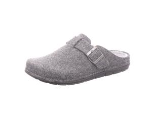 Rohde Herren-Pantoffel Rodigo-H Anthrazit-Schwarz-Grau 47