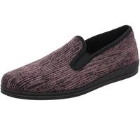 Rohde Herren Pantoffel Slipper weicher Genuacord Komfortweite Lillestrom 2614, Größe:46 EU, Farbe:Grau