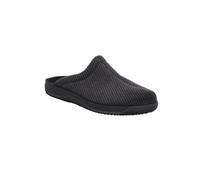 Rohde Schuhe Herren Pantoffel Soltau-H 2787 – Cord/Textil, Kunststoffsohle – Schwarz, Größe 45 EU