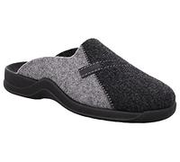 Rohde Herren Pantoffeln Hausschuhe Filz Vaasa-H 2731, Größe:42 EU, Farbe:Grau