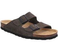 Pantolette ROHDE "GRADO", Herren, Gr. 43, grün (dunkelkhaki), Veloursleder, Schuhe Pantolette, Sommerschuh, Hausschuh, Schlappen, Strandschuh mit Softfußbett (21582156-43)