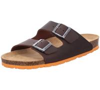 Rohde Herren Pantolette Leder Clog Schnalle Grado 5927, Größe:45 EU, Farbe:Braun