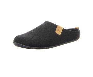 Rohde Herren-Toffel mit Wechselfußb, für Herren, schwarz, Größe 43 EU