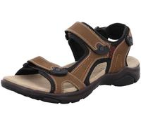 Rohde Herren Trekking Sandale Leder Klettverschluss Caluso 5955, Größe:44 EU, Farbe:Braun