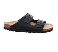 Rohde Herrenschuhe Pantoletten SCHWARZ SCHWARZ - Gr. - 43