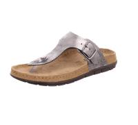 Rohde Damen Zehentrenner Pantolette Dianette Schnalle Rodigo-D 5867, Größe:38 EU, Farbe:Grau