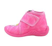 Rohde Kinder Jungen Mädchen Hausschuh Klettverschluss Motiv 2104, Größe:23 EU, Farbe:Pink