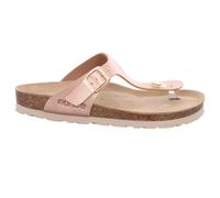 Rohde Damen Pantolette Alba 5600 Metallic-Optik Rosa Größe 40