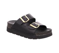 Pantolette ROHDE "Rohde Pantoletten Leder", Damen, Gr. 38, schwarz, Leder, Schuhe Pantolette (95854406-38) schwarz